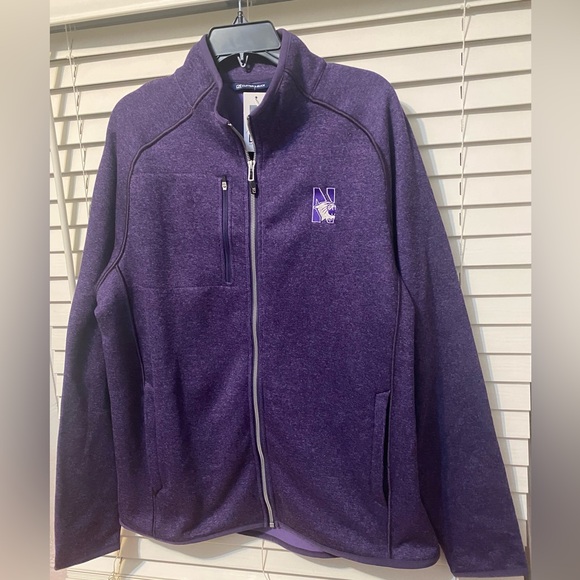 Northwestern Novant Health Cutter & Buck Purple Jacket - Picture 2 of 4